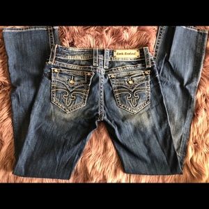 Rock Revival slight distress jeans